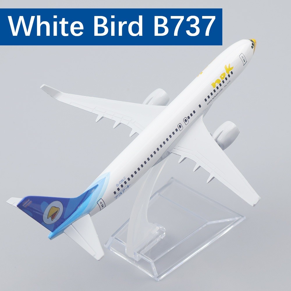 Koleksi Kapal Terbang Diecast Peสวัสดิ์ 16 ซม.Air NOK Airlines Boe B737 เครื่องบินจําลองเครื่องบินDi