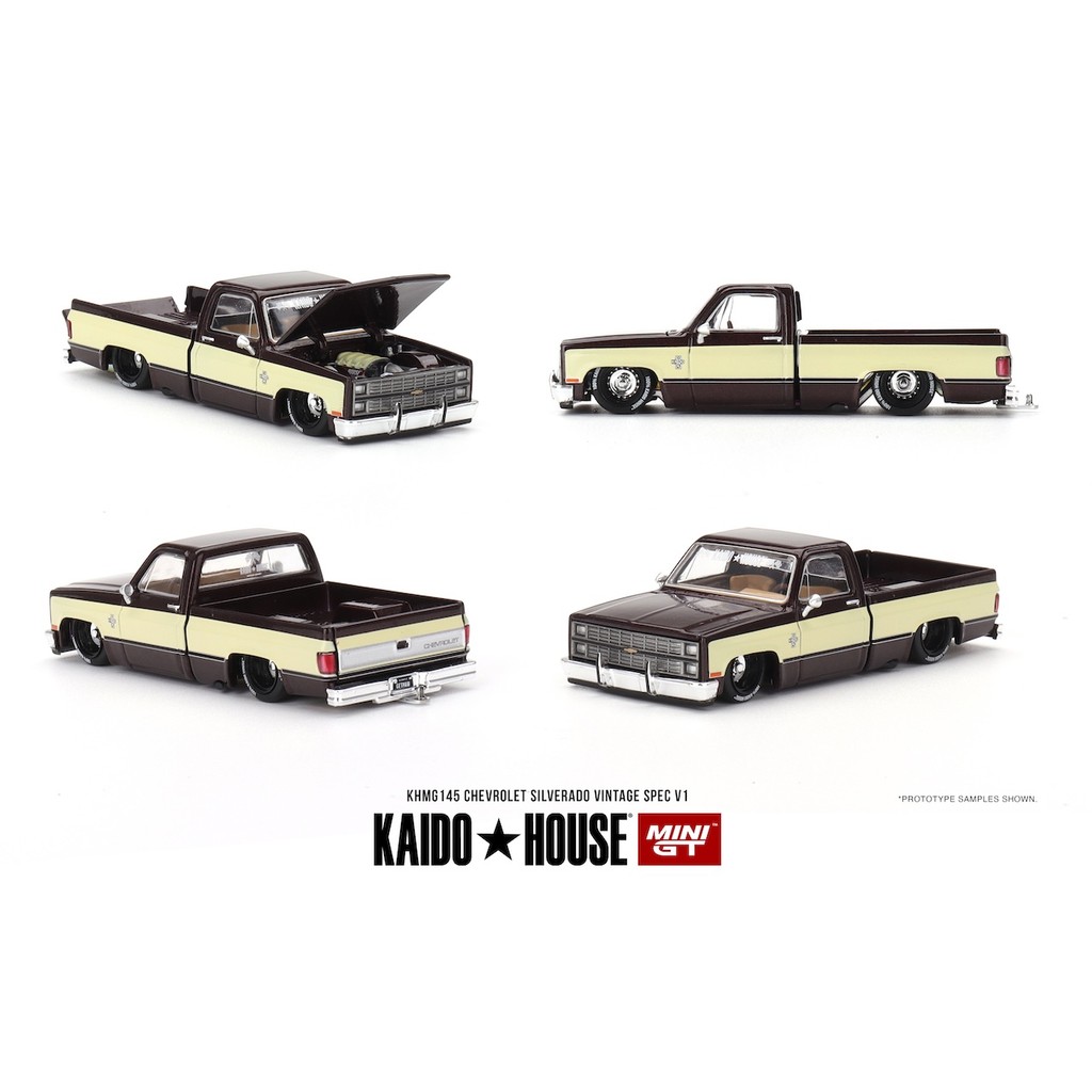 MINI GT No.145 Chevrolet Silverado KAIDO Vintage Spec V1 KHMG145
