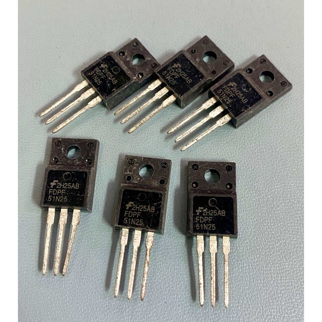 FDPF 51N25 แท้ MOSFET 51A250V TO220 (ราคาต่อชิ้น) มีพร้อมส่งในไทย