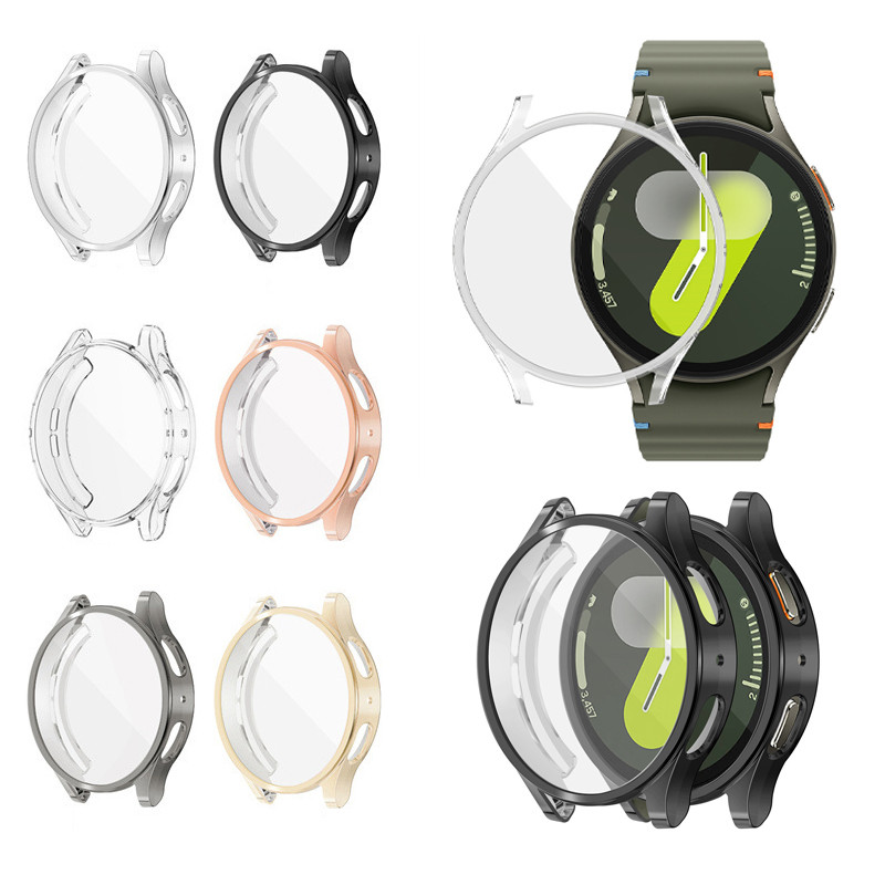 เคสซิลิโคนอ่อนนุ่มสําหรับ Samsung Galaxy Watch 7 6 5 40 มม.44 มม.Galaxy Watch 5 Pro 45 มม.