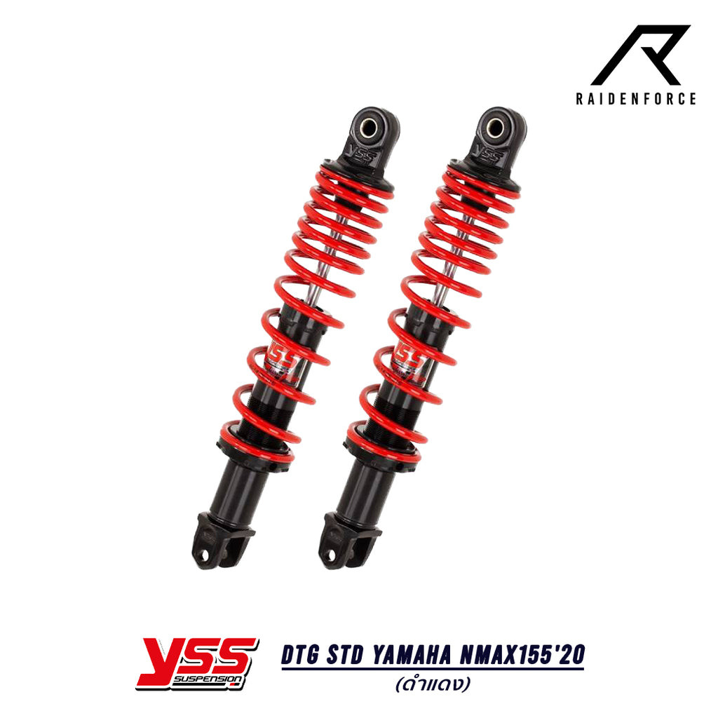 โช้ค YSS DTG Plus Yamaha Nmax155'20 สีดำ/แดง