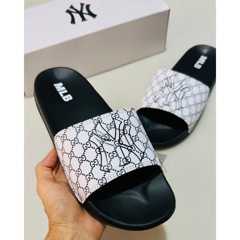 Slop SANDALS NY mlb || รองเท้าแตะแบบสวมสําหรับบุรุษและสตรีคุณภาพดีระดับพรีเมียม LETS WEAR COMFORTABLE บน FEET!!