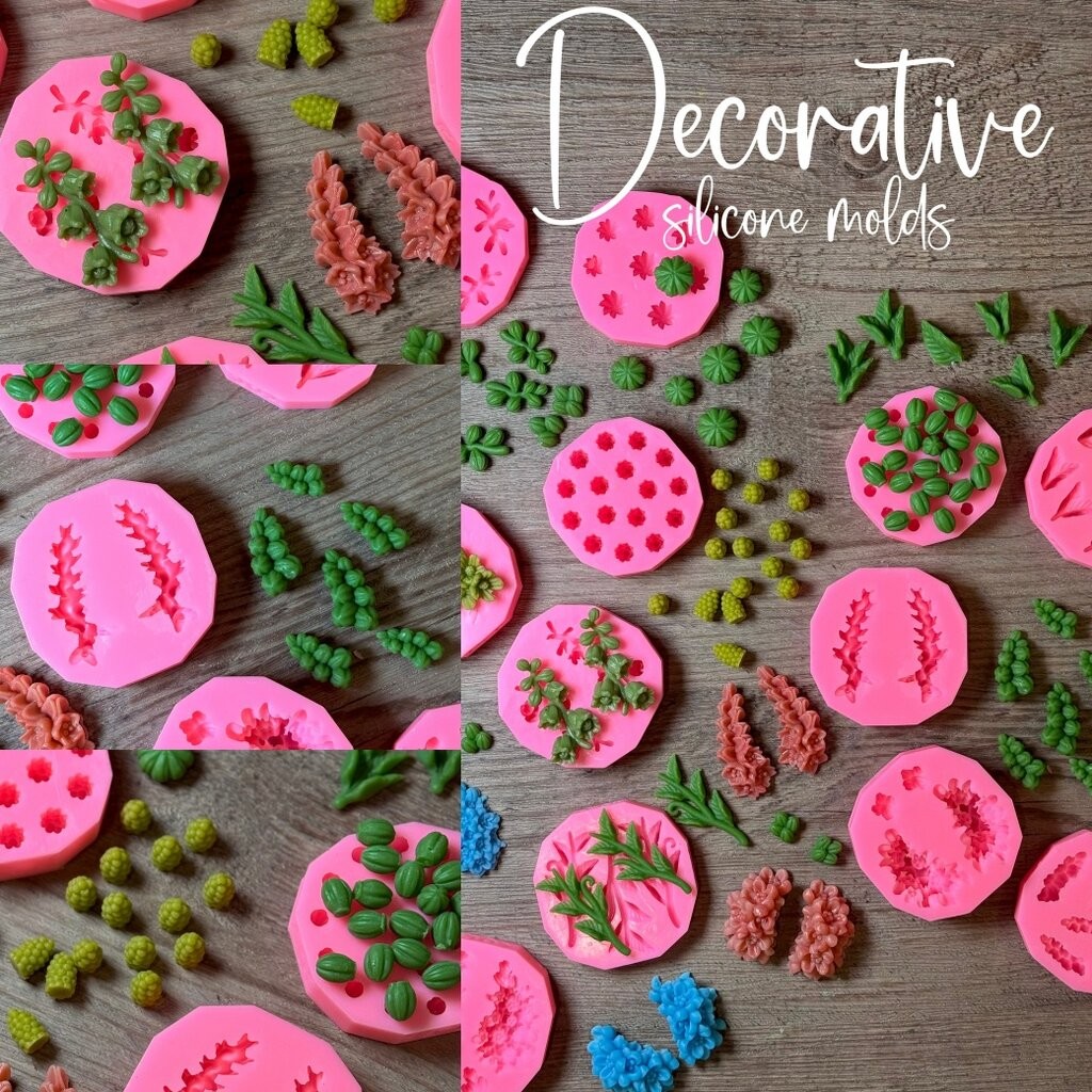 แม่พิมพ์ซิลิโคน ช่อดอกไม้ เกสร ช่อดอกไม้ สำหรับตกแต่ง