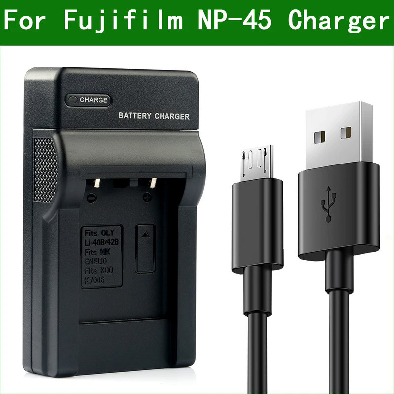 NP-45 NP-45A NP-45B NP-45S Digital Camera Battery Charger for Fujifilm instax SHARE SP-2 mini 90 Fin