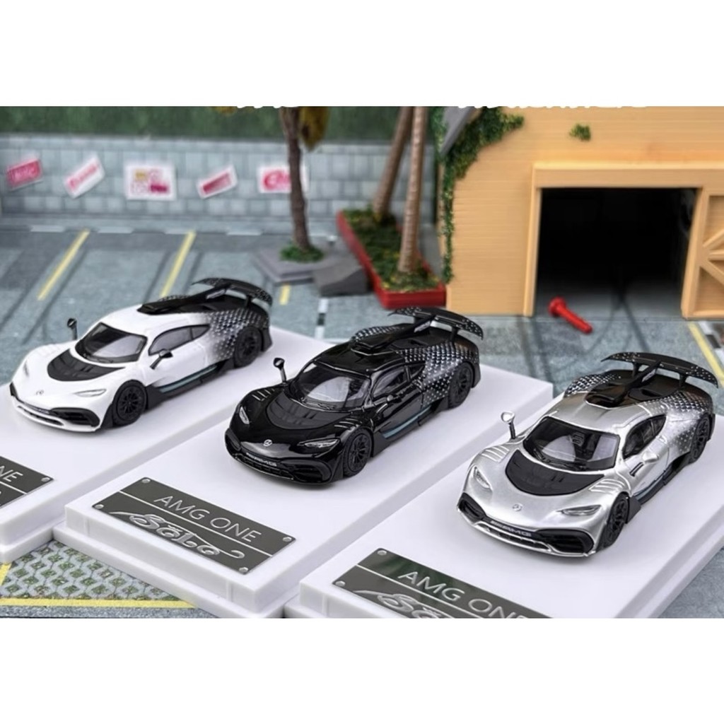 SOLO 1: 64 Benz ONE Mercedes AMG C298 Starlight โมเดลรถอัลลอย