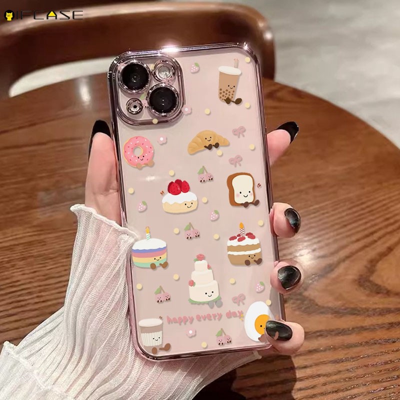 สําหรับvivo V25 V23 V20 SE Pro V25e V23e V21 V21s V21e 4G 5Gเคสโทรศัพท์Jellycat Toastขนมปังเค้กขนมนม