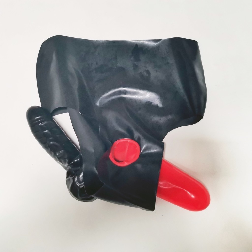 ชุดชั้นในน้ํายางสีดําชายชุดคู่กางเกงขาสั้นน้ํายางครั้งเดียวขึ้นรูปชุดชั้นในน้ํายางยืดหยุ่นสูง - รูปที่ 4