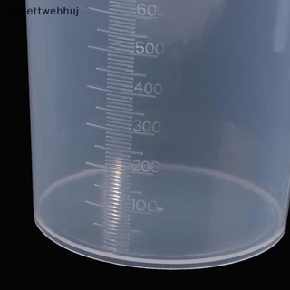 Tw ถ้วยตวงพลาสติกพร้อมที่จับสเกลถ้วยตวงโปร่งใส Nesting huj