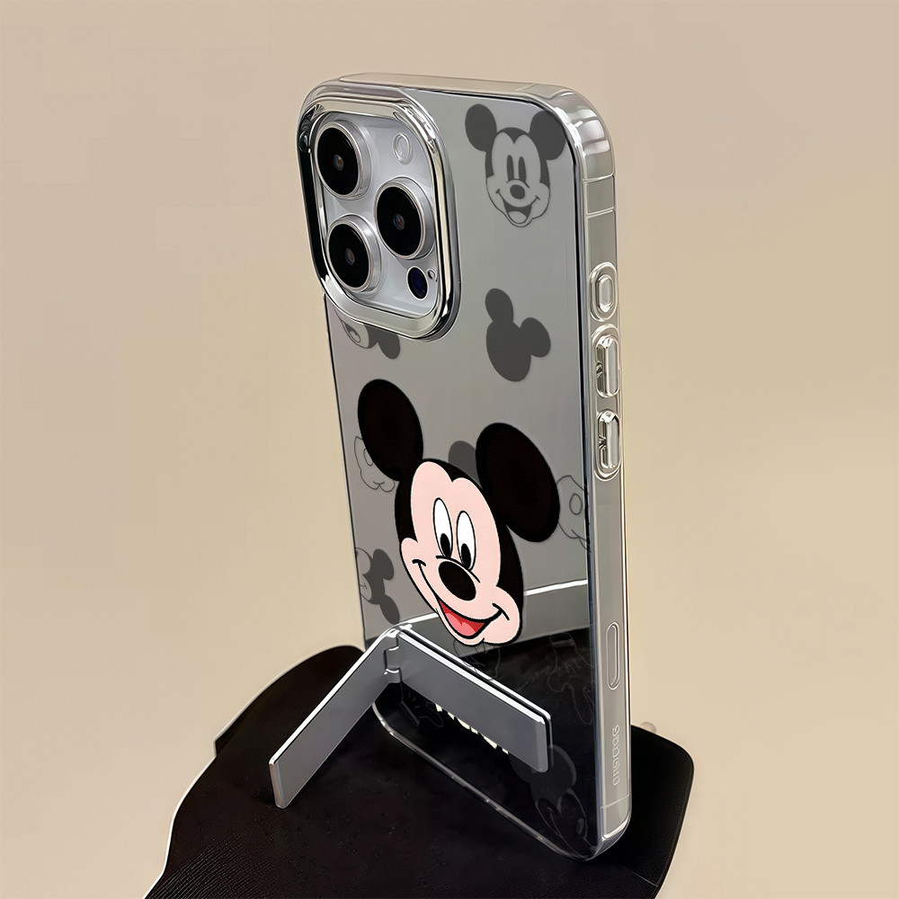 COD  เคส For iPhone 11 13 16 15 14 12 Pro Max เคสไอโฟน11 XS MAX XR 8 Plus Case เมาส์น่ารัก กระจก กรณีโทรศัพท์มือถือชุบ ราคา ถูกที่สุด ดีลบีเคเค แกลเลอรีภาพที่ 4
