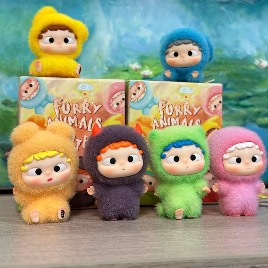 HEYONE TOPTOYS OZAI ซีรีส์ที่พักขนยาว  Hairy shelter sprout series POP BEAN