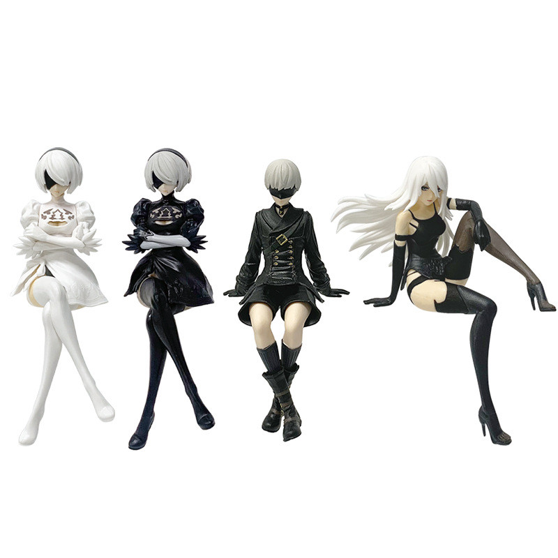 YoRHa 2B A2 สาวน่ารัก NieR Automata 9S เครื่องประดับอะนิเมะฟิกเกอร์