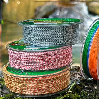 สายพีอี ถัก4 FISHING LINE เอ็นตกปลา แข็งแรง ทนต่อการสึกหรอ 5สี สายตกปลา ไม่ง่ายที่จะจางหาย