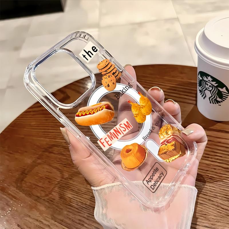 สําหรับIphone 手机壳 11 12 13 14 15 16PRO MAX 11Pro 13Pro 11 12 13 14 15 16Plusน่ารักการ์ตูนแม่เหล็กโปร