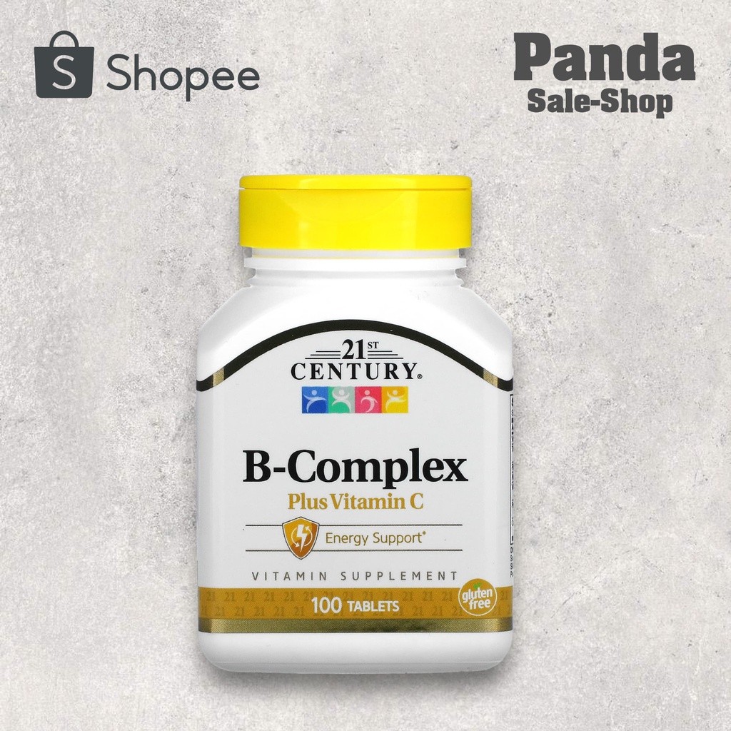 21st Century, วิตามิน  B  รวมผสมวิตามิน C บรรจุ 100 เม็ด