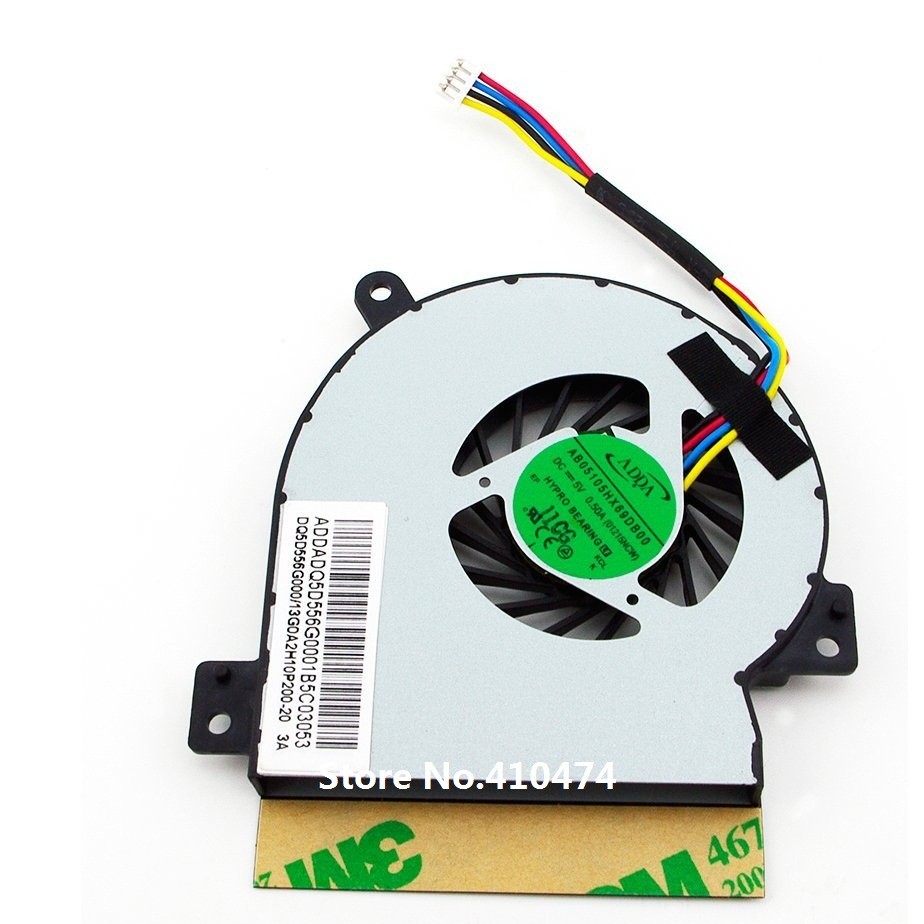ใหม่Original CPUพัดลมระบายความร้อนสําหรับASUS Eee PC 1215 1215T 1215N 1215B 1215P 1215TL Coolerพัดลม