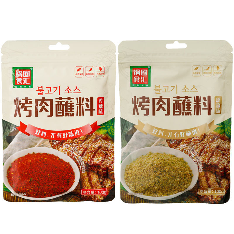 锅圈食汇烤肉蘸料香辣原香g正宗韩式蘸料家用Guoquan Shihui BBQ dipping sauce is spicy and authentic20250513