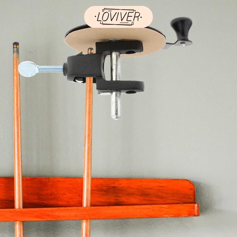 Cue Tip Sander Rapid Repair แบบพกพาบิลเลียดสระว่ายน้ํา Cue Tip Shaper เครื่องมือ