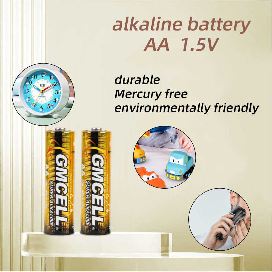 4ps 1.5V AA แบตเตอรี่อัลคาไลน์เครื่องปรับอากาศรีโมทคอนโทรลแบตเตอรี่ของเล่นแบตเตอรี่