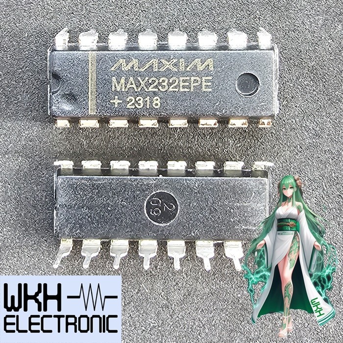 เครื่องมือชิ้นส่วน MAX232EPE MAX 232 DIP 16P RS232 DRIVER และ RECEIVER IC MAX232