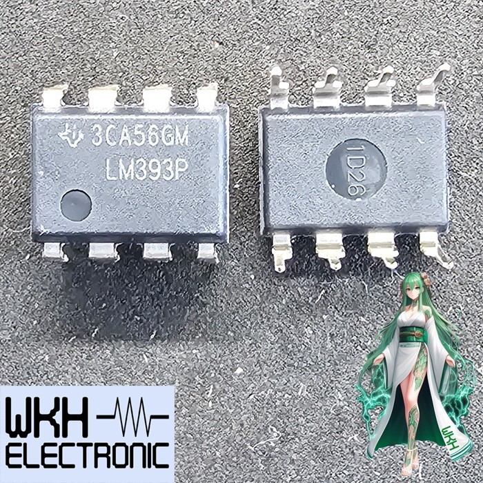 EWR27 ORIGINAL LM393 393 LM393N LM393P DUAL EMERGENCY COMPARATORS DIP8 IC