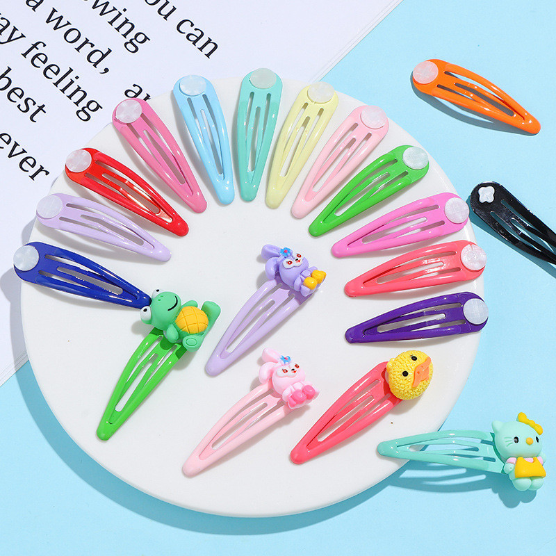 คลิปผม HyunA 100 ชิ้น สีลูกกวาด น่ารัก DIY อุปกรณ์เสริมผม