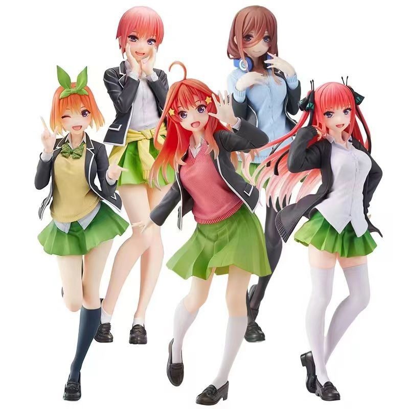 ชุดนักเรียนเจ้าสาว Quintessential Quintuplets Nakano Ichika Nino Sancho Yotsuba Itsuki ของตกแต่งตั้ง