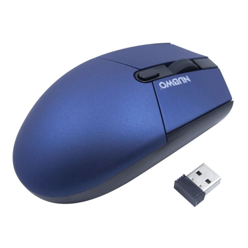 คลิกเงียบ NUBWO MOUSE (เมาส์ไร้สาย) NMB-014 (BLUE)