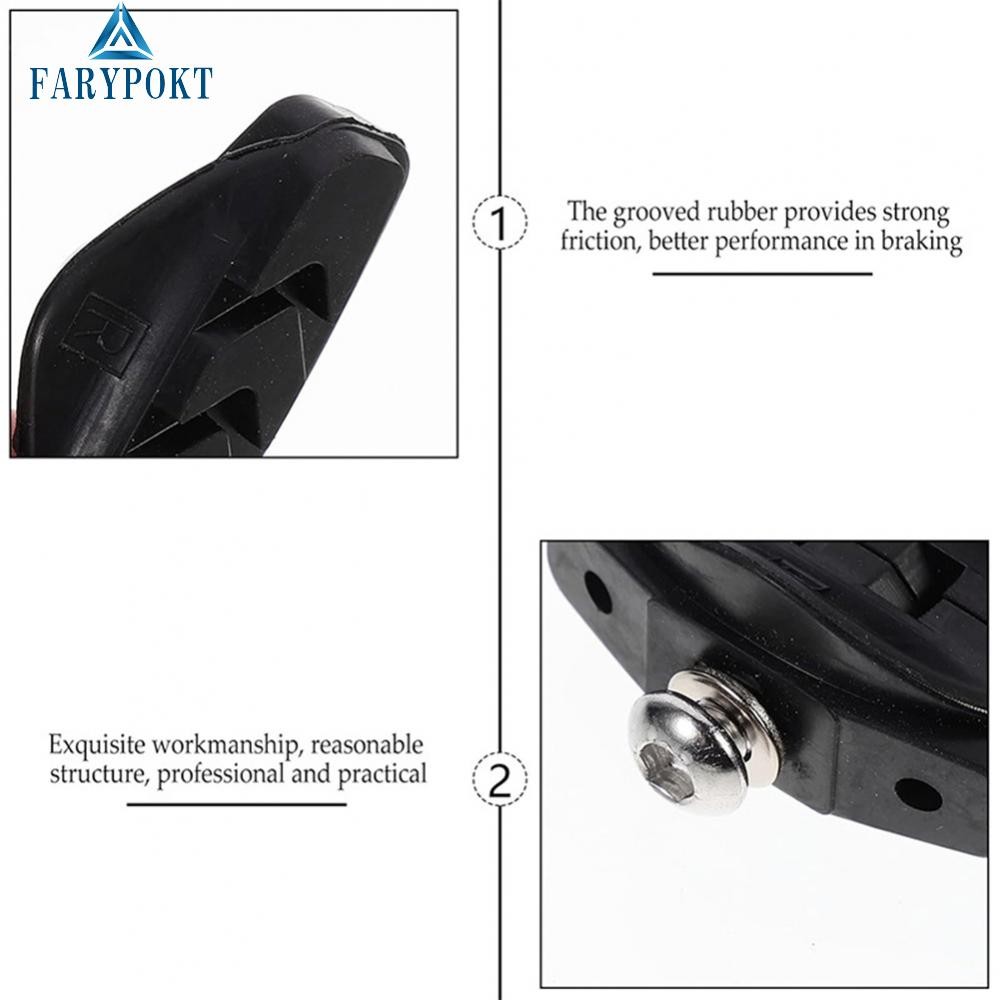 จักรยานเสือหมอบ 50 มม. ผ้าเบรกรูปตัว V ประสิทธิภาพที่เหมาะสมในทุกสภาพ - รูปที่ 6