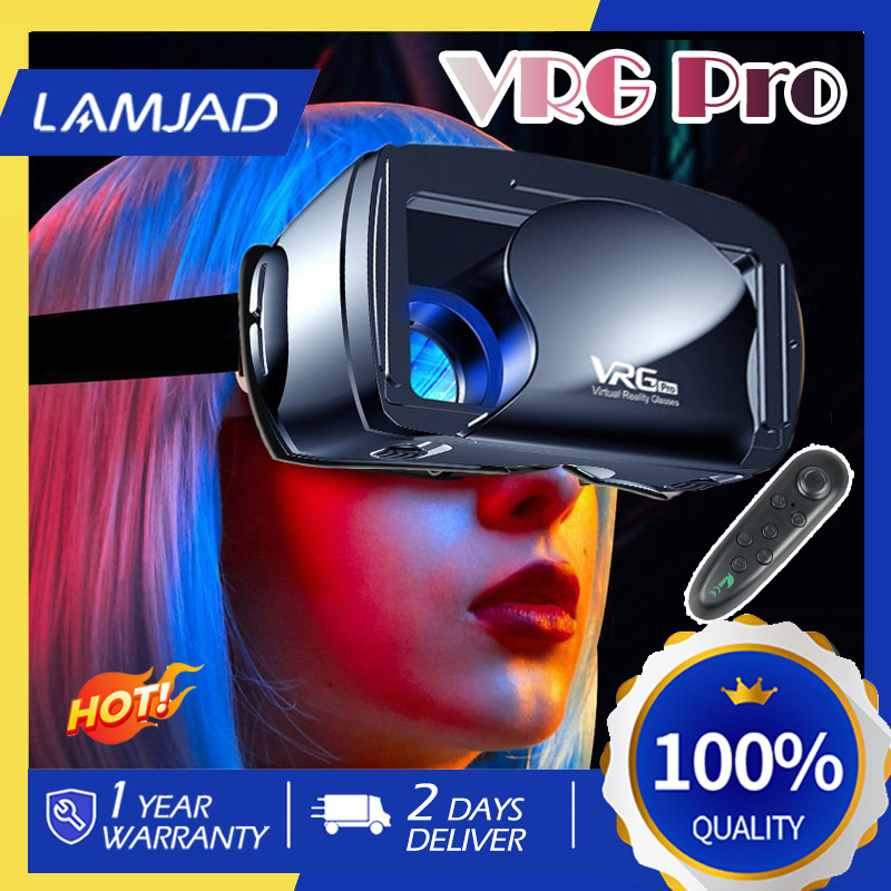 VR SHINECON Glasses VR PARK VR BOX แว่น 3D แว่นดูหนัง สำหรับสมาร์ทโฟน 3D Glasses ด้วยแป้นเกม #Digita