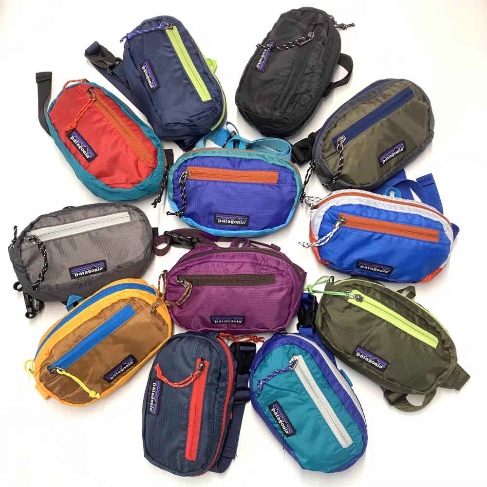 Patagonia กระเป๋าคาดเอวไนลอนพับเก็บกระเป๋าสะพายข้าง