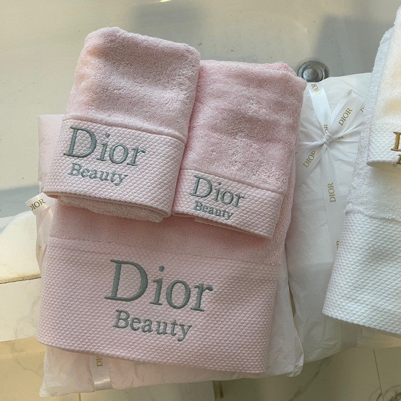 🔥VIP Gift เซ็ตผ้าเช็ดตัว CD 3 ผืน +ถุงกระดาษ,กล่องของแท้ สมนาคุณจากเคาท์เตอร์แบรนด์ - รูปที่ 6