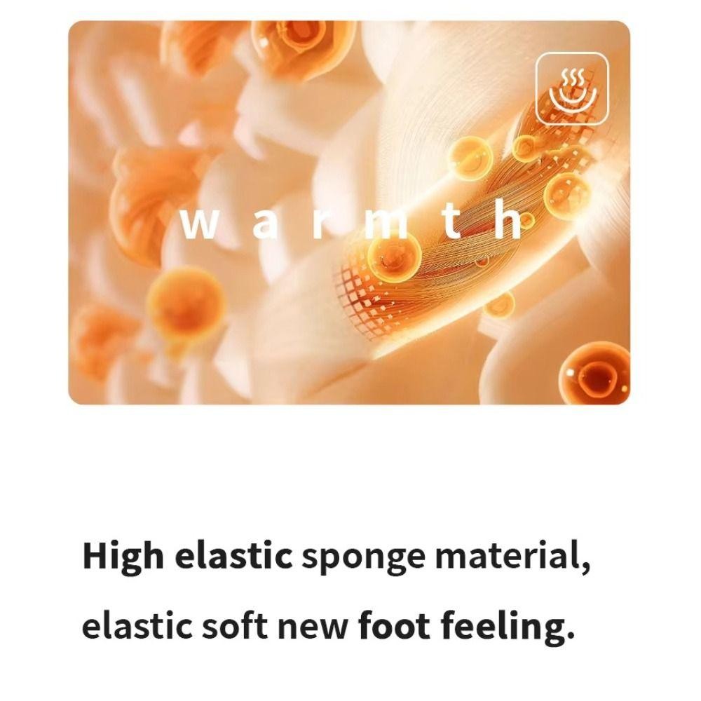 รองเท้าลุยหิมะ ยูเซ็น แบบนุ่มสบาย มีแผ่นรองพื้นหนากันหนาว อุ่นและสวมใส่ง่ายในฤดูหนาว - รูปที่ 3