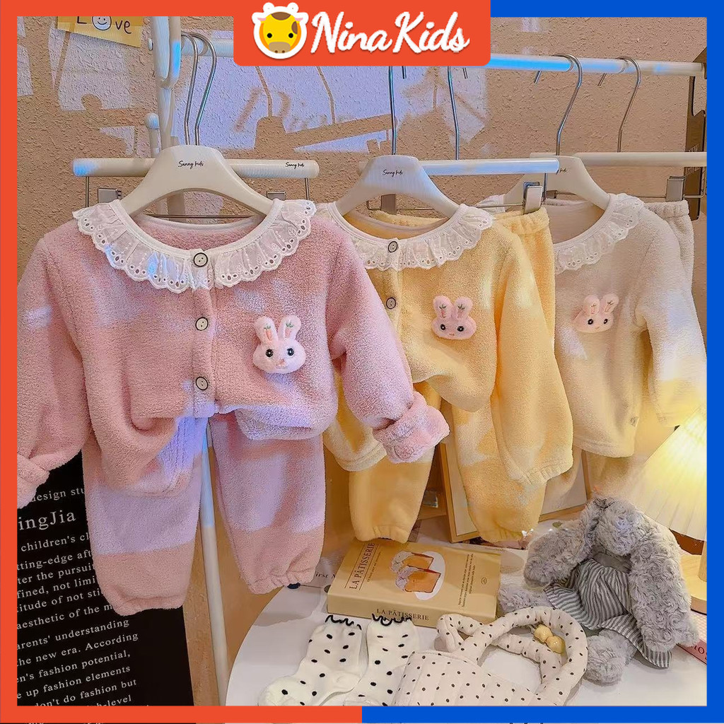 เด็กสาวเกาหลีลูกไม้บ้านเสื้อผ้าสูทสาวลูกไม้รอบคอสบายๆชุดสองชิ้นอินเทรนด์2-7ปี