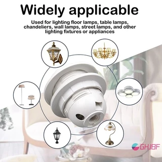 GHJBF] Led Light Bulbneck Base Power Holder AC Lampholder E14 E27 M10 ซ็อกเก็ตจี้ไฟฟ้าซ็อกเก็ตสกรูโคมไฟ Shade Converter สสมม.