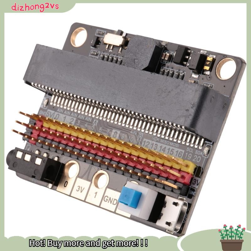 [dizhong2vs]บอร์ดขยาย Micro-Bit IOBIT V2.0 Breakout Adapter Shield พร้อม Buzzer สําหรับการเขียนโปรแก