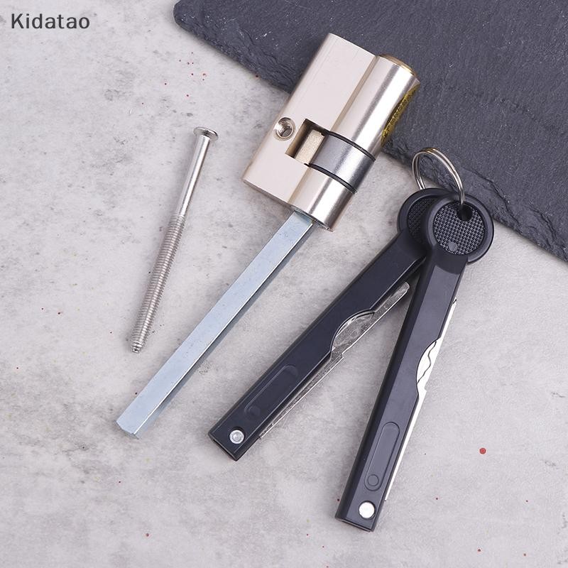 Kidatao ทองแดงกระบอกล็อคลายนิ้วมืออัตโนมัติพร้อมหาง C-Class ประตูป้องกันการโจรกรรมล็อคฉุกเฉินใหม่
