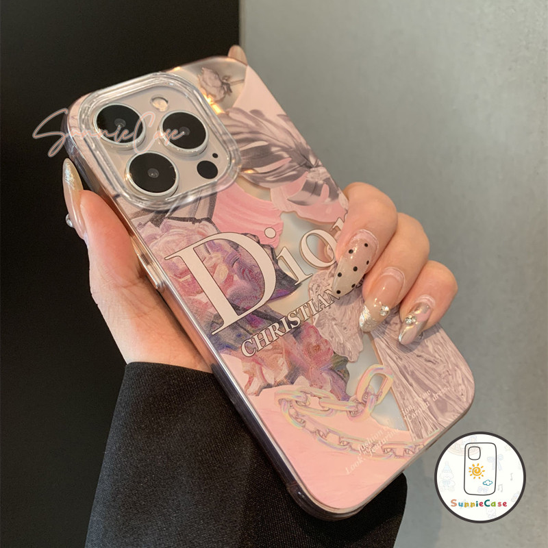 แบรนด์สำคัญ เคสไอโฟน12 16 สำหรับ IPhone 13 15 16 12 11 14 Pro Max XR XS X 8Plus 7Plus Max 7 8 6 6S Plus SE เรียบง่าย เคส