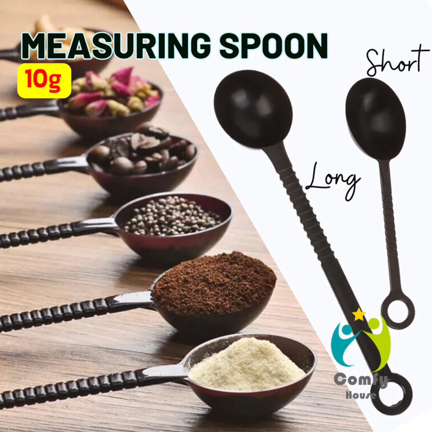 Comfy ช้อนตักกาแฟ ขนาด 10 กรัม ตักผงผลไม้ ช้อนตวงพิเศษ แบบสีทึบ Plastic measuring spoon