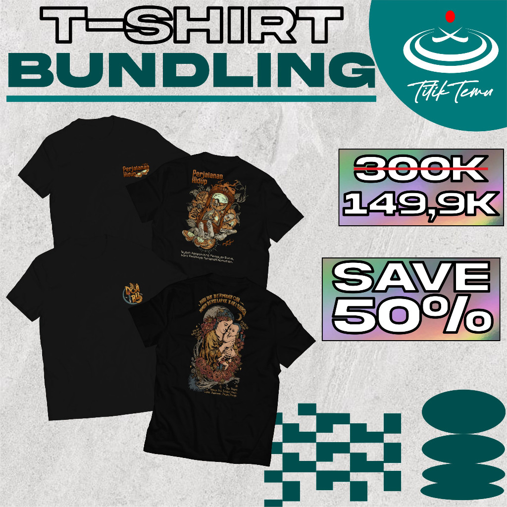 เสื้อยืด MEETING POINT - MOTHERS PRAYER BUNDLE PACKAGE 6, LIFE JOURNEY 5 | เสื้อยืด SANTRI | เสื้อยื