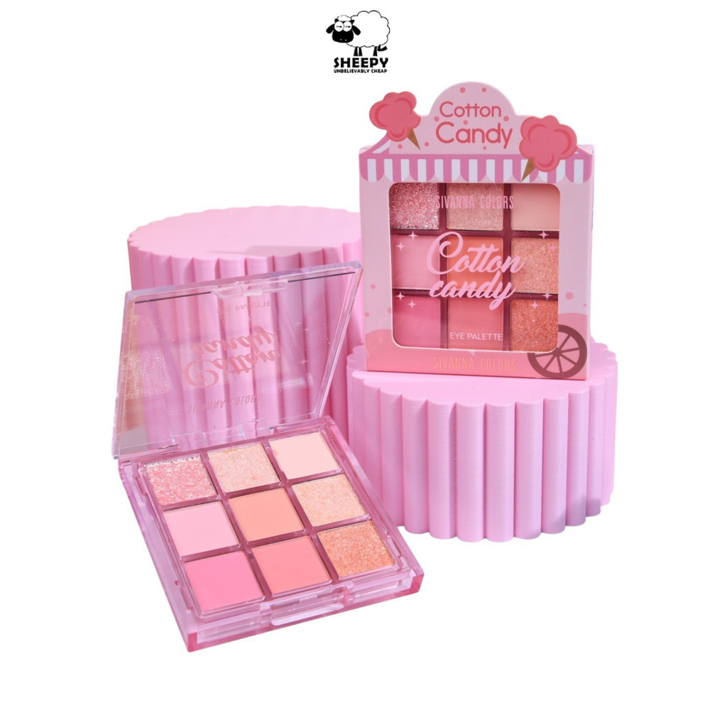 Sivanna Colors Catton Candy Eye Palette ซีเวนน่า คอตตอน แคนดี้ อาย พาเลทท์ (HF660)