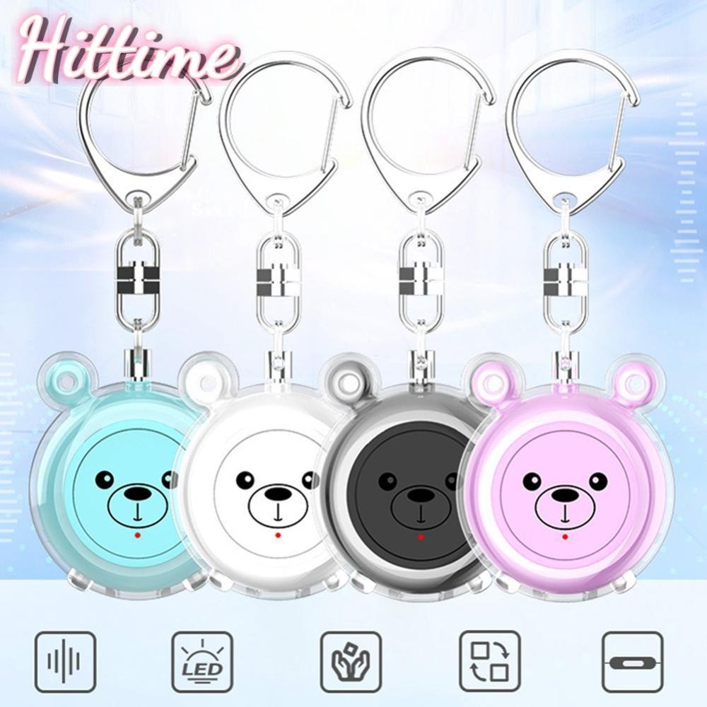Hittime Mini Type-C ชาร์จหญิง Self-defense และ Wolf-proof Personal Alarm, แบบพกพาสําหรับผู้สูงอายุและเด็ก G1M4