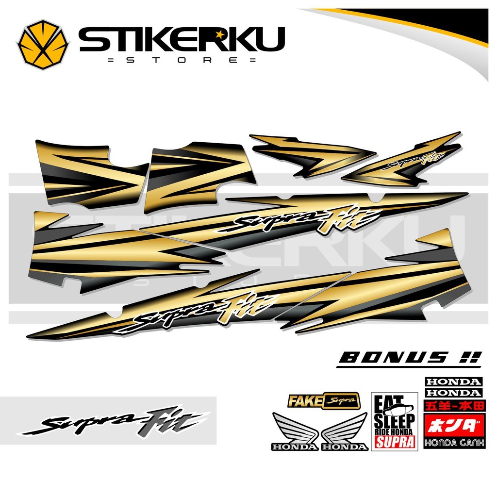OLD SUPRA FIT STRIPING STICKER / OLD SUPRA FIT STICKER / OLD SUPRA FIT STICKER / SUPRA FIT STICKER L