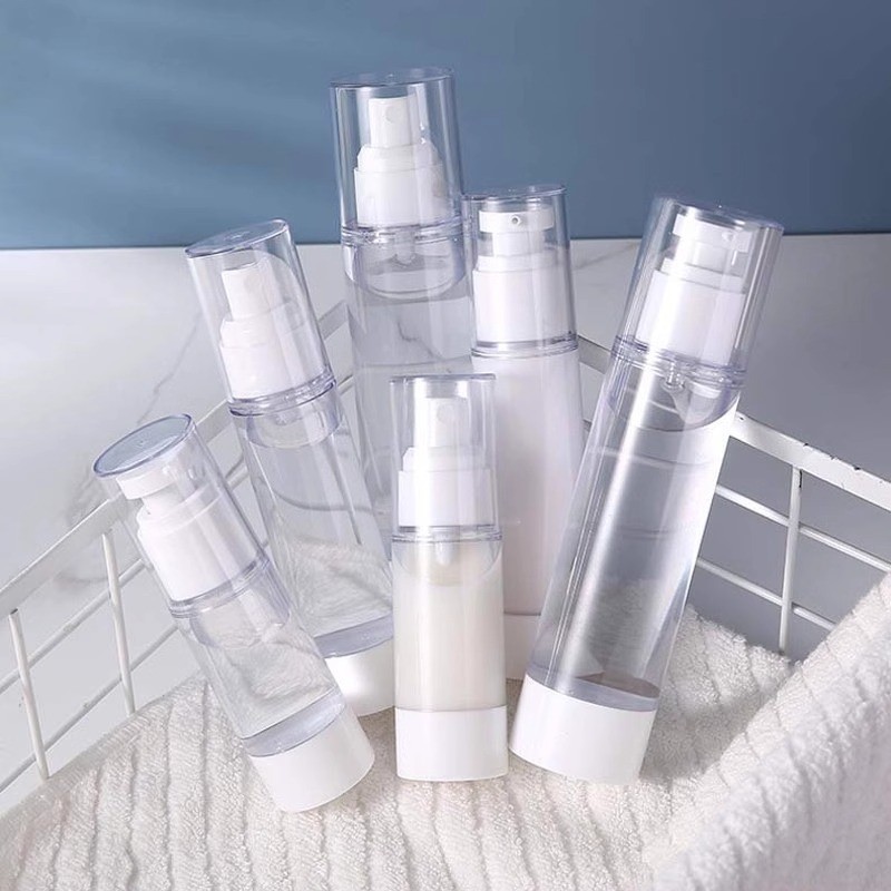 Sanli ขวดใส่ครีม ขวดปั้ม สุญญากาศ ขวดใส่โลชั่นกาศ 15.30,50,100 ml