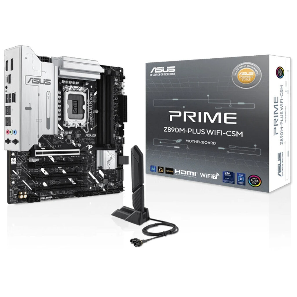 MAINBOARD (เมนบอร์ด) ASUS Prime Z890M-Plus WIFI-CSM LGA 1851 Micro-ATX