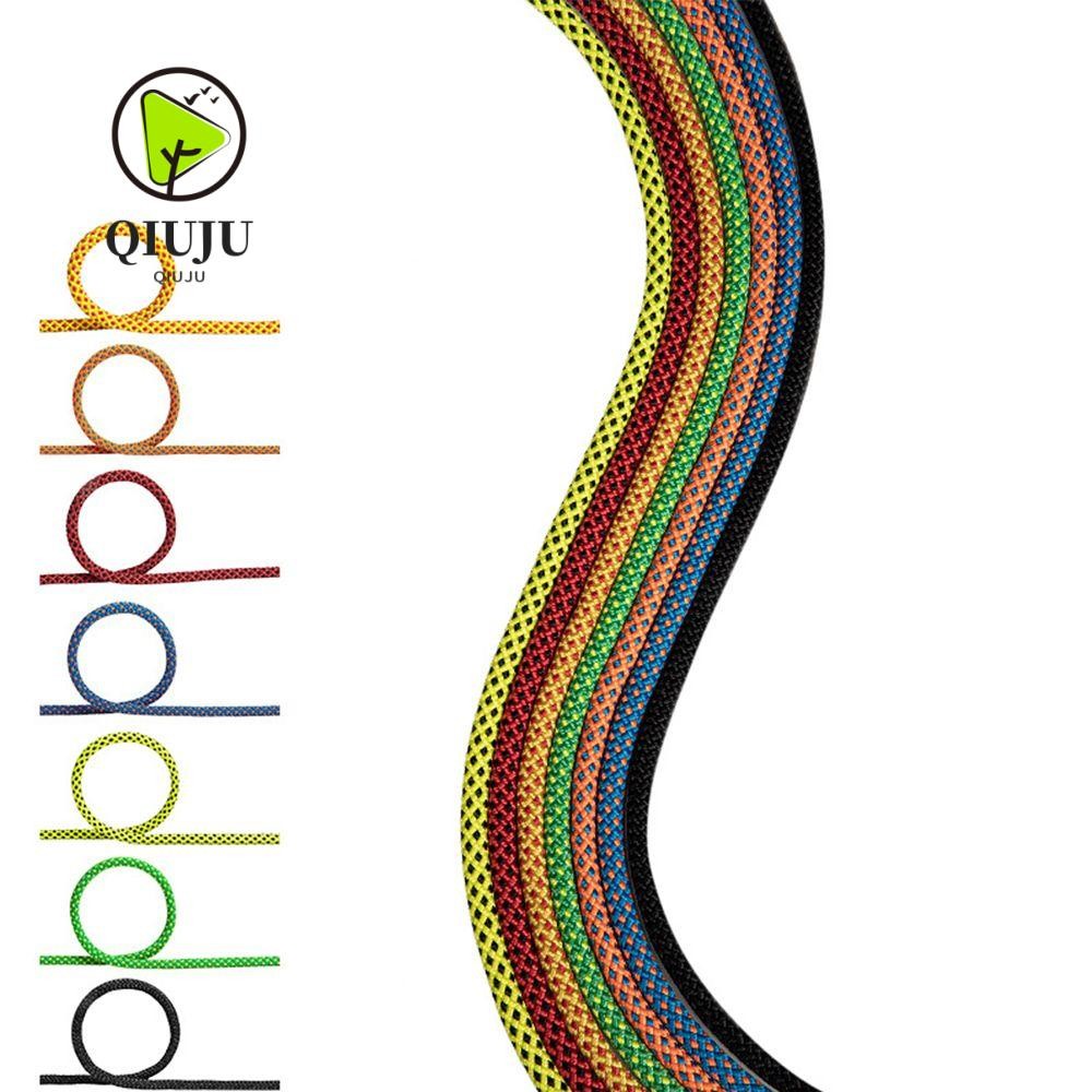 Qiju เชือกปีนเขาอุปกรณ์เดินป่า 6 มม. เครื่องมือหลบหนีกลางแจ้ง Mountaineering Lifeline