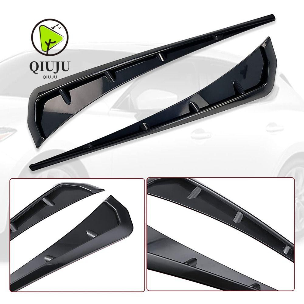ชิวจู 2ชิ้นรถพิทักษ์ช่องระบายอากาศด้านข้างอุปกรณ์เสริมภายนอกอัตโนมัติการไหลของอากาศหลุมไอดีเข้ากันได้สติ๊กเกอร์บังโคลน