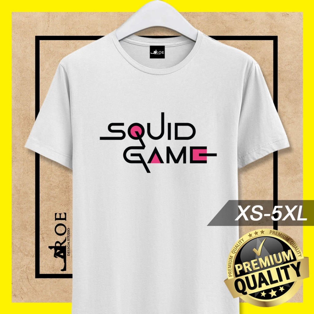 🔥 เสื้อยืด Baju SQUID GAME Unisex + พลัสไซส์ 🔥