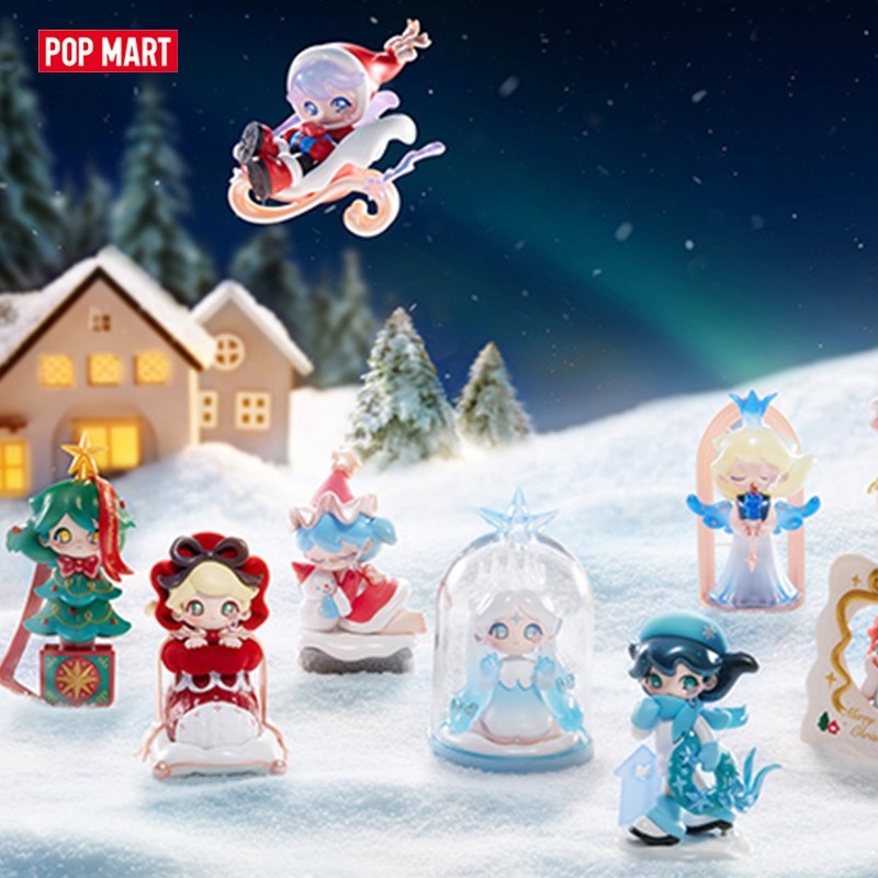 (พร้อมส่งจากไทย) POP MART AZURA Warm Christmas Series ชุดกล่องสุ่ม ลิขสิทธิ์แท้ เลือกตัว เช็คการ์ด ไม่แกะตัว