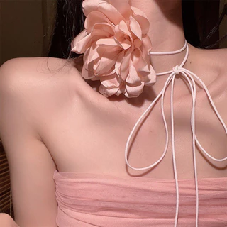 สร้อยคอโชคเกอร์ โช้กเกอร์ดอกไม้ ลายดอกไม้ หลายแบบ เครื่องประดับแฟชั่น สําหรับผู้หญิง สไตล์เกาหลี