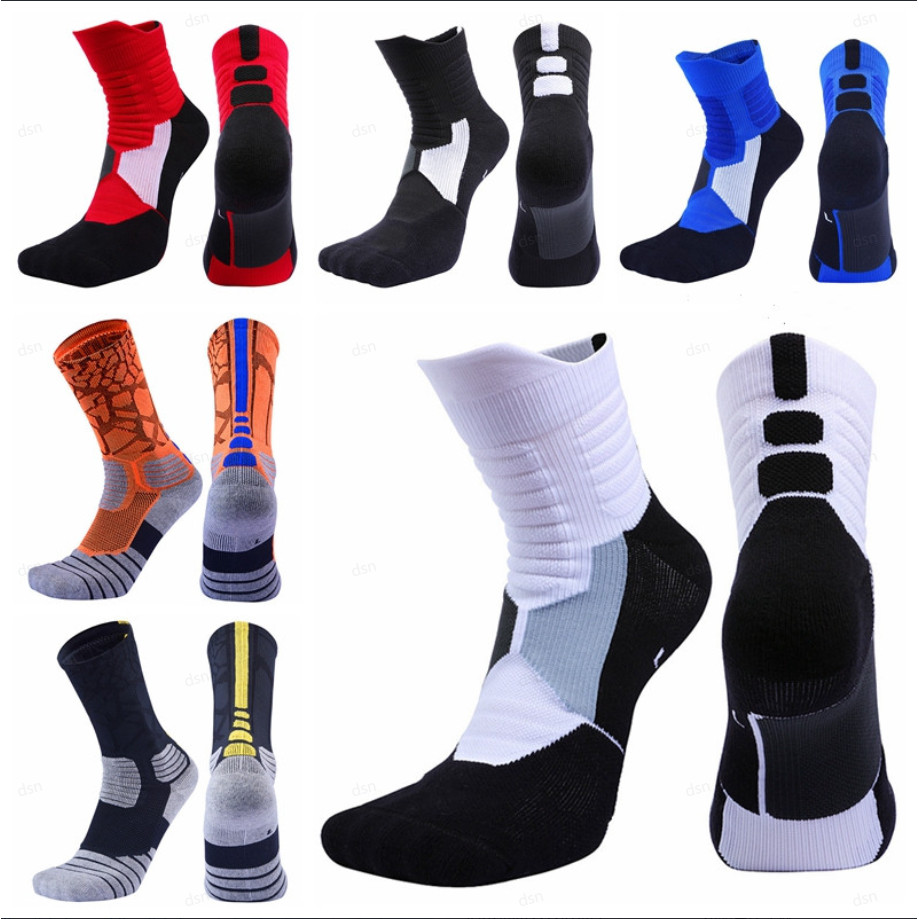 NBA Men's Breathable Mid-Tube Basketball Socks